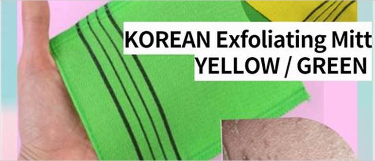 Korean exfoliating scrub
